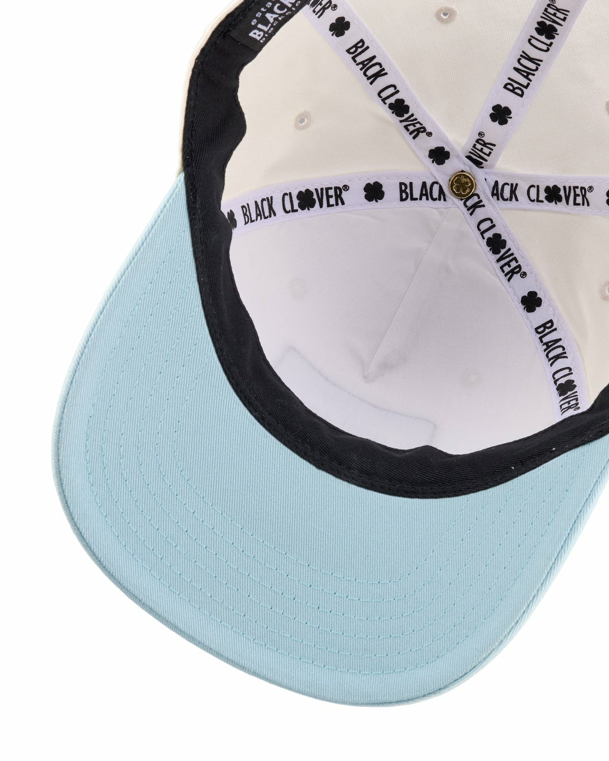 Tropical White and Blue Hat for Golf and Lifestyle