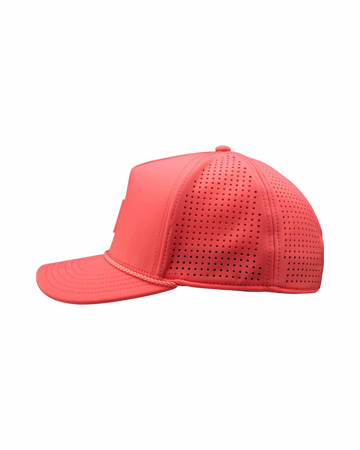 Trendy Unisex Pink Summer Rope Snapback Hat with Clover Patch