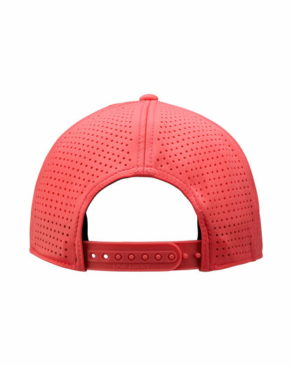 Trendy Unisex Pink Summer Rope Snapback Hat with Clover Patch