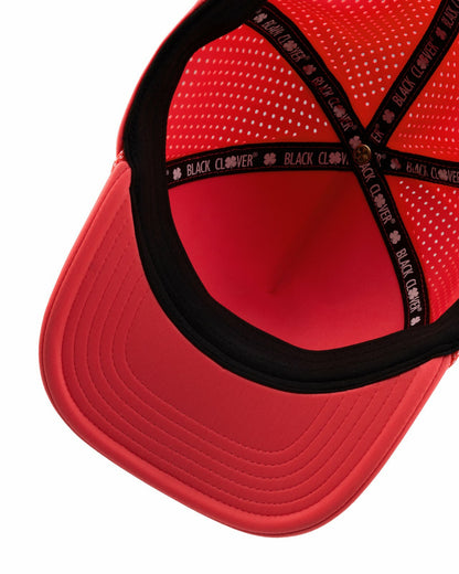 Trendy Unisex Pink Summer Rope Snapback Hat with Clover Patch