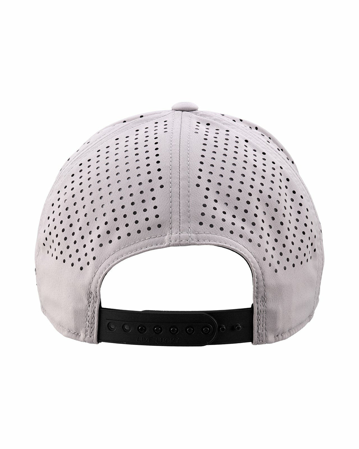 Breathable Silver Golf Hat with Rope and Patch
