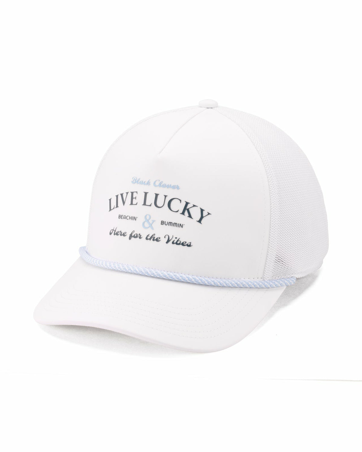 Coastal White and Blue Hat for Golf and Lifestyle