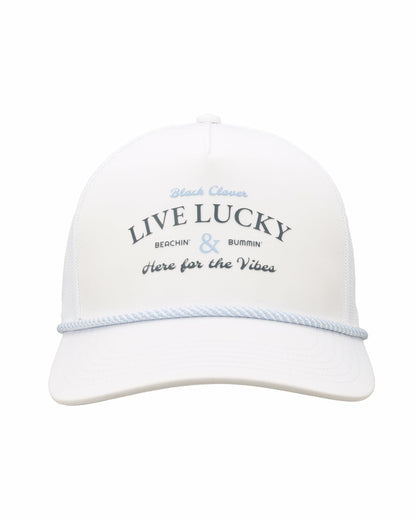 Coastal White and Blue Hat for Golf and Lifestyle