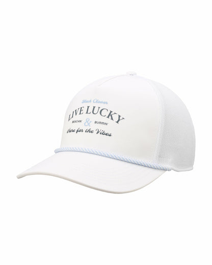 Coastal White and Blue Hat for Golf and Lifestyle
