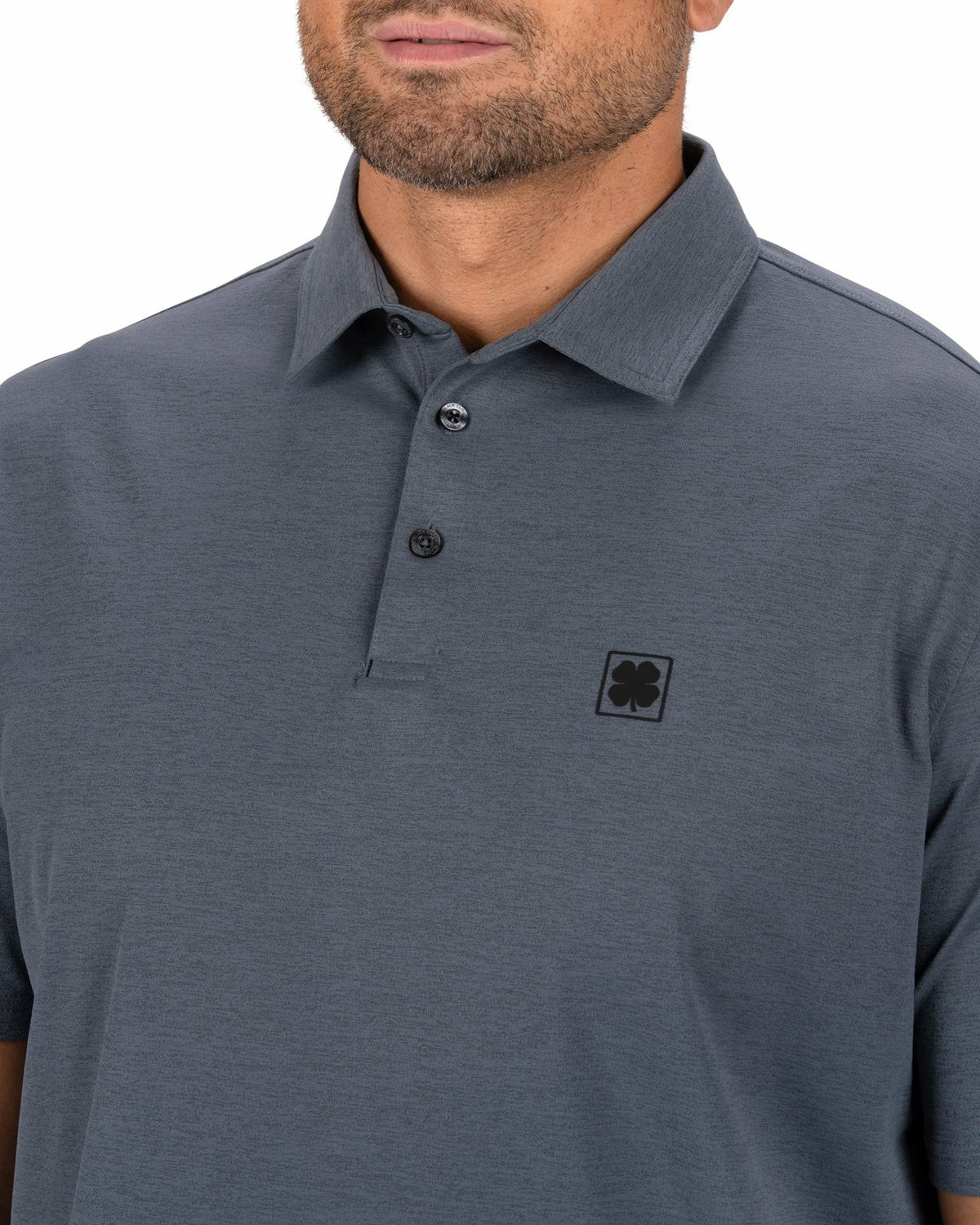 Men's Comfortable Black Performance Polo for Golf or Business