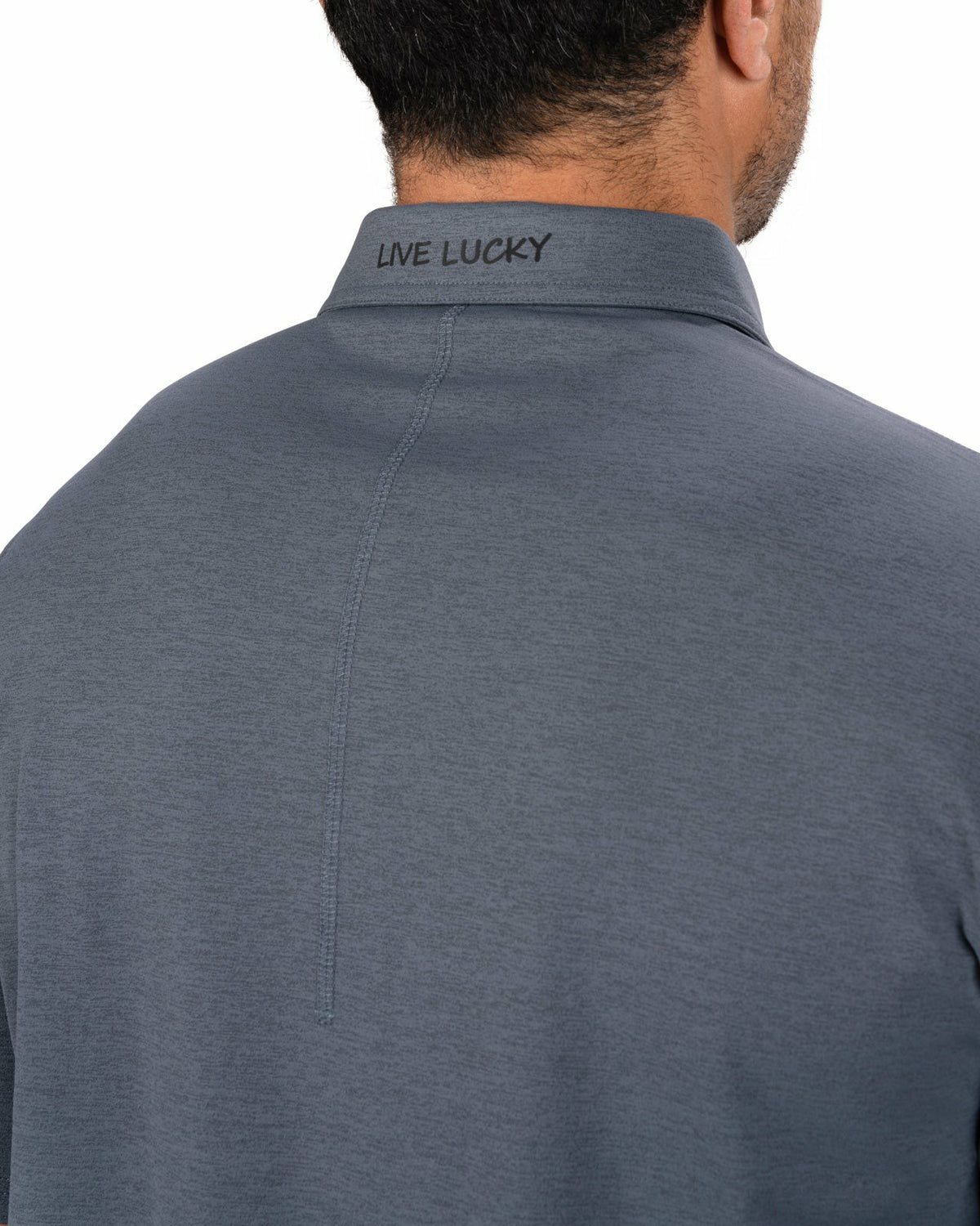 Men's Comfortable Black Performance Polo for Golf or Business