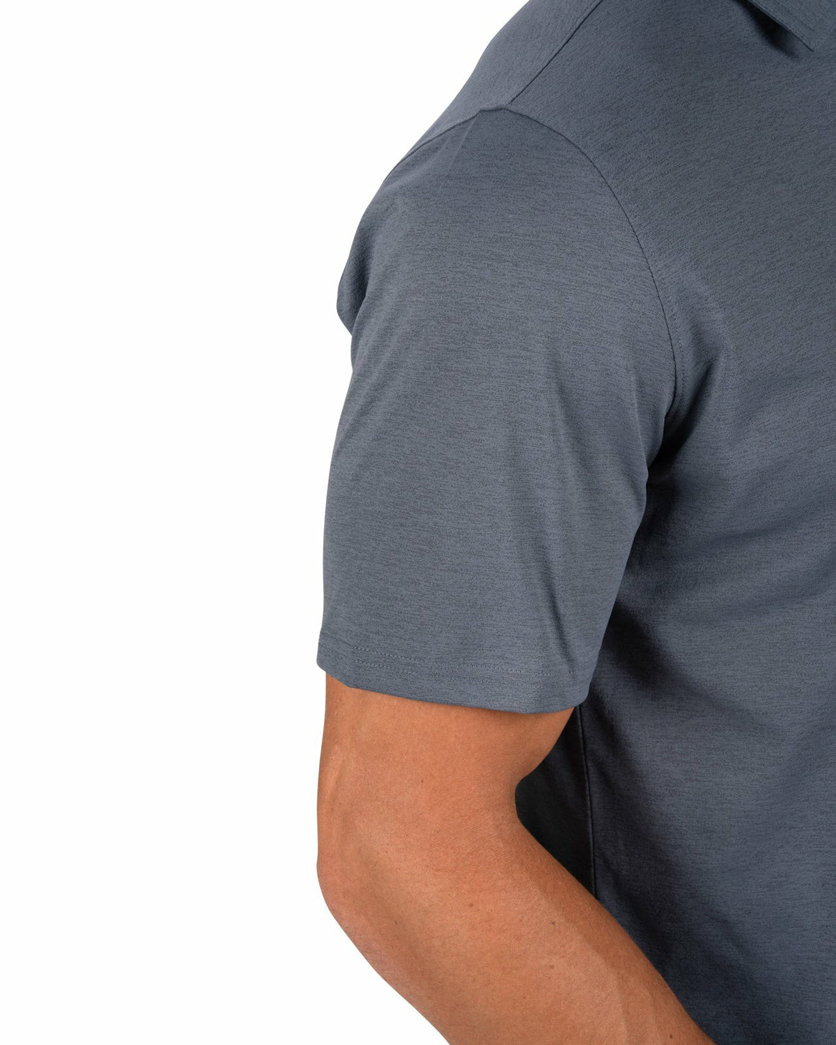 Men's Comfortable Black Performance Polo for Golf or Business