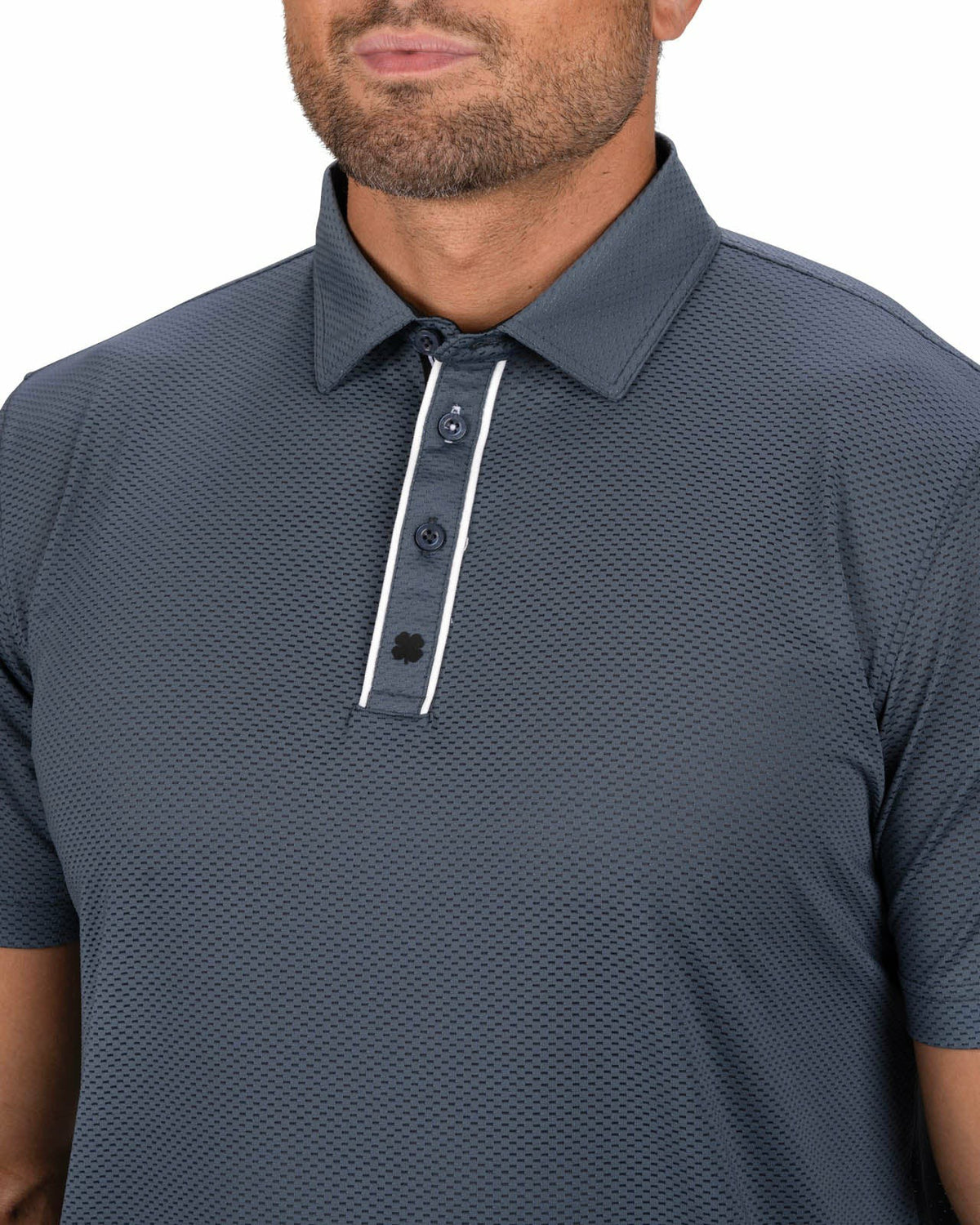 Classic Men's Dark Grey Golf Polo with Cooling & Breathability