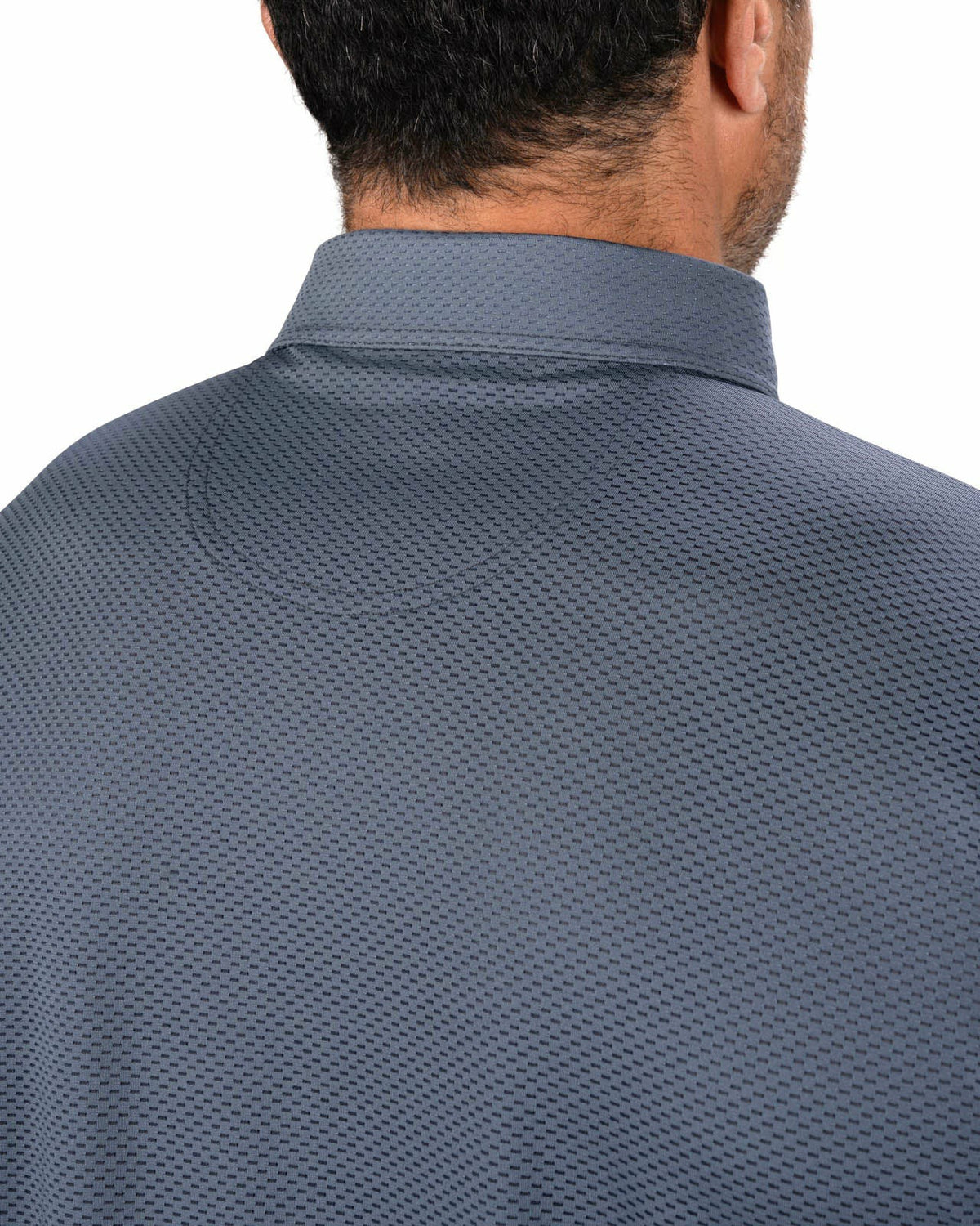 Classic Men's Dark Grey Golf Polo with Cooling & Breathability