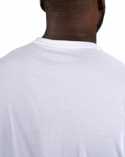 Super Soft Men's Navy and White Graphic Tee