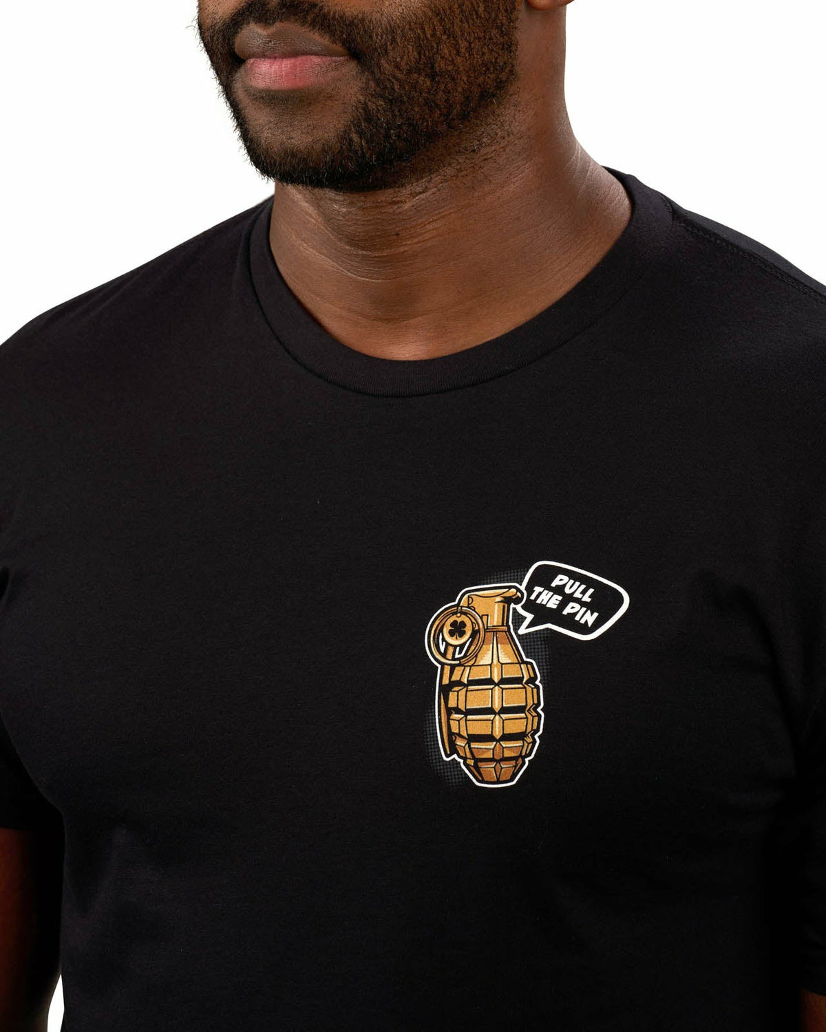 Men’s Versatile Black and Yellow Graphic Tee for Golf & Lifestyle