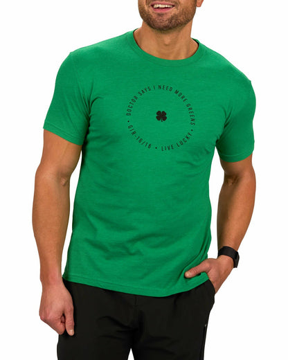 Men's Green Graphic Tee for Golf and Casual Wear