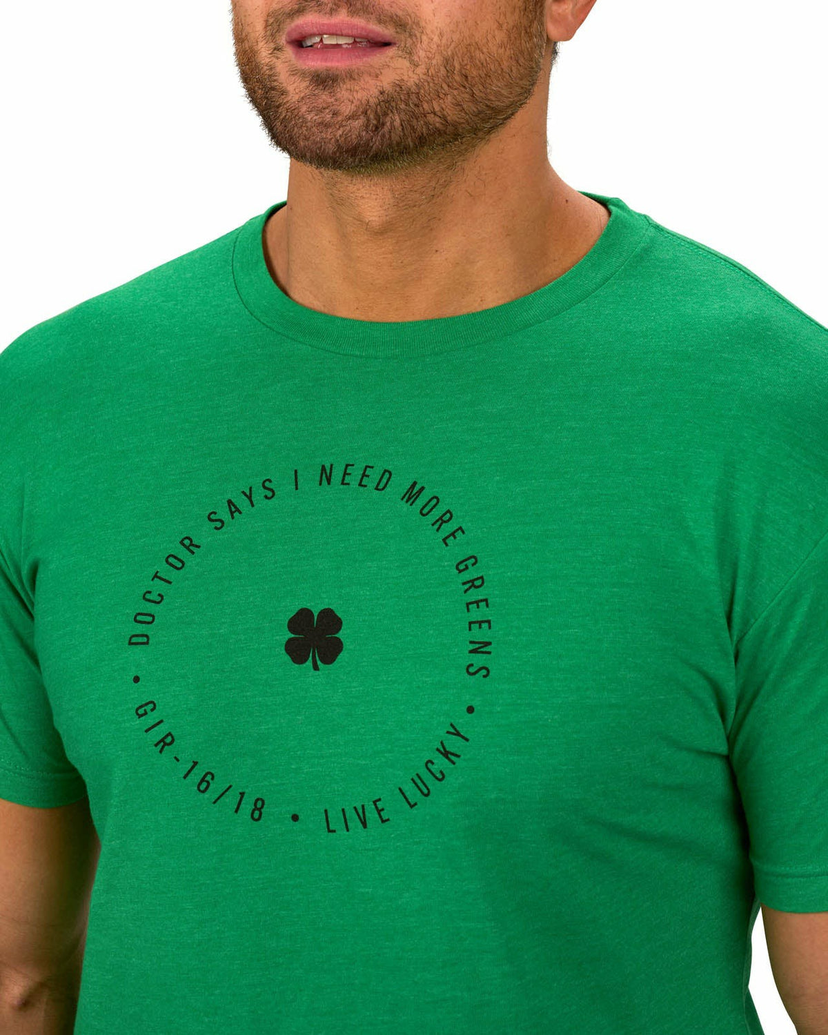 Men's Green Graphic Tee for Golf and Casual Wear