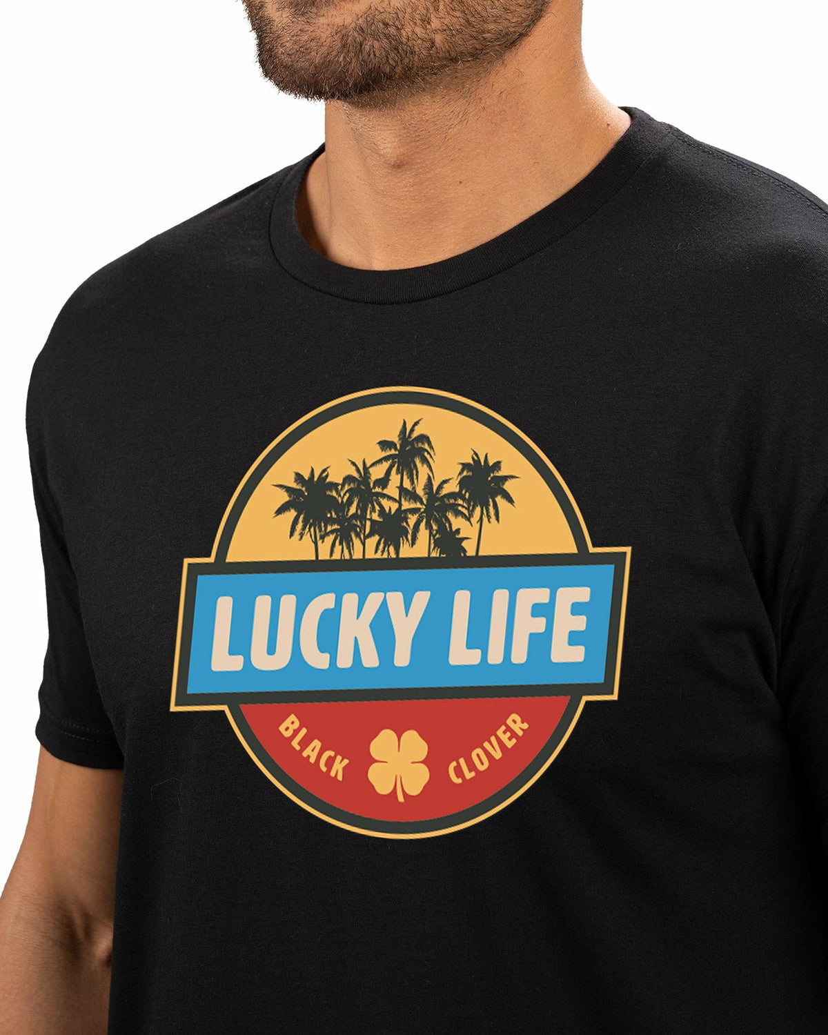 Men's Versatile Black Graphic Tee for Golf & Lifestyle