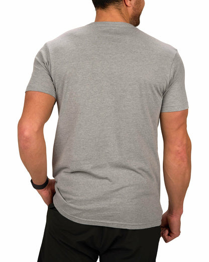Men's Dark Heather Grey Trendy Golf Graphic Tee for Golf & Lifestyle