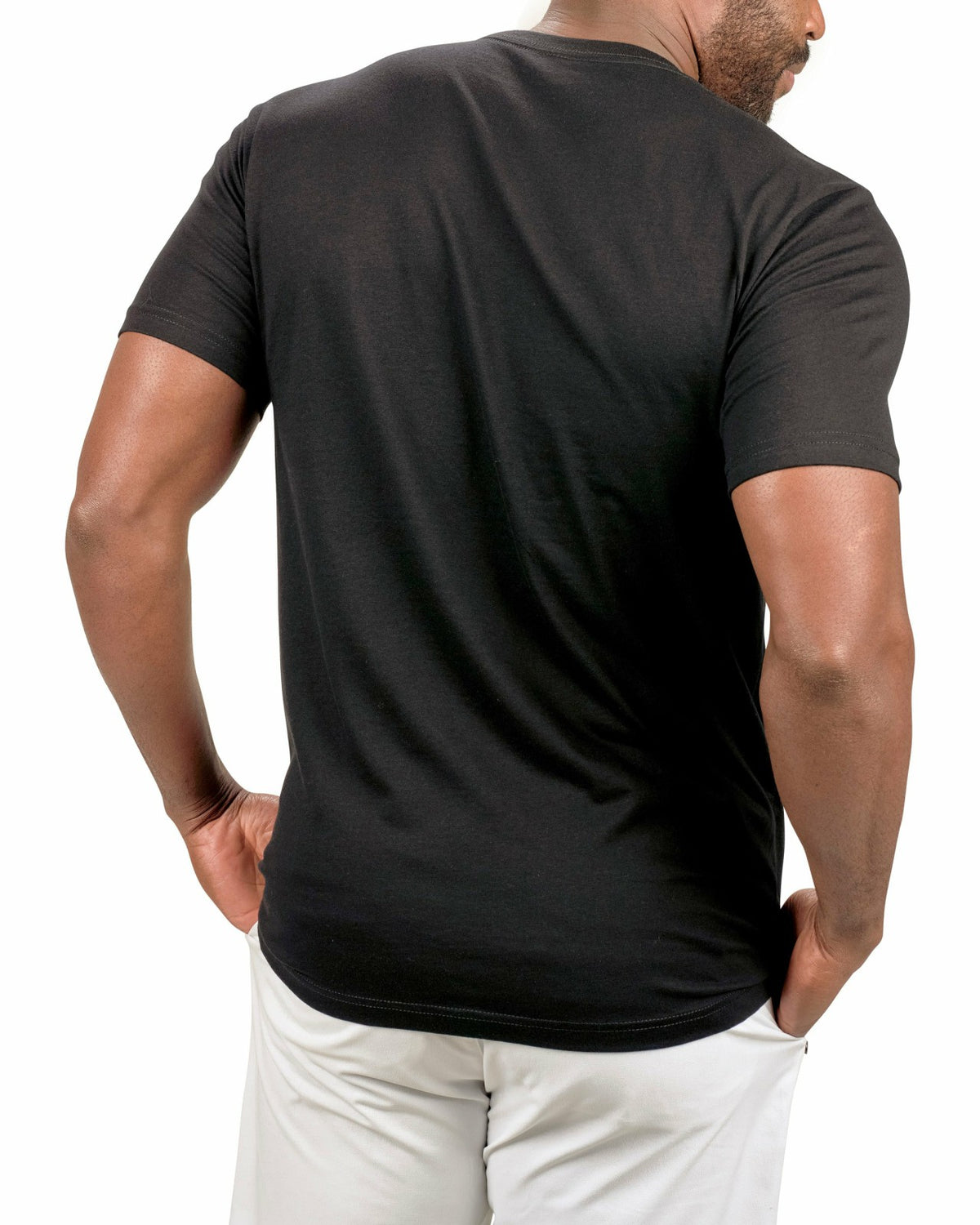 Men's Black and Red Patriotic Graphic Tee