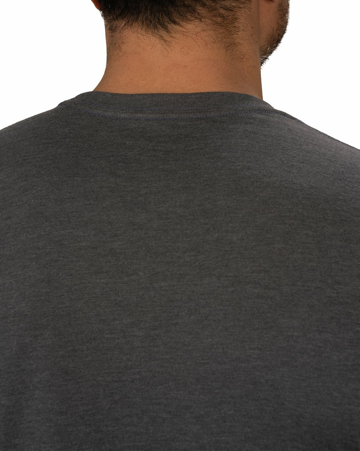 Men's Heather Gray and Yellow Graphic Tee