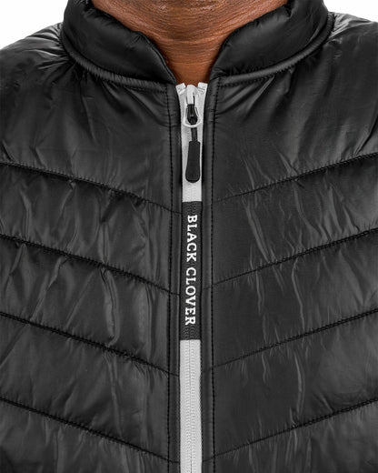 Men's Black Quilted Vest