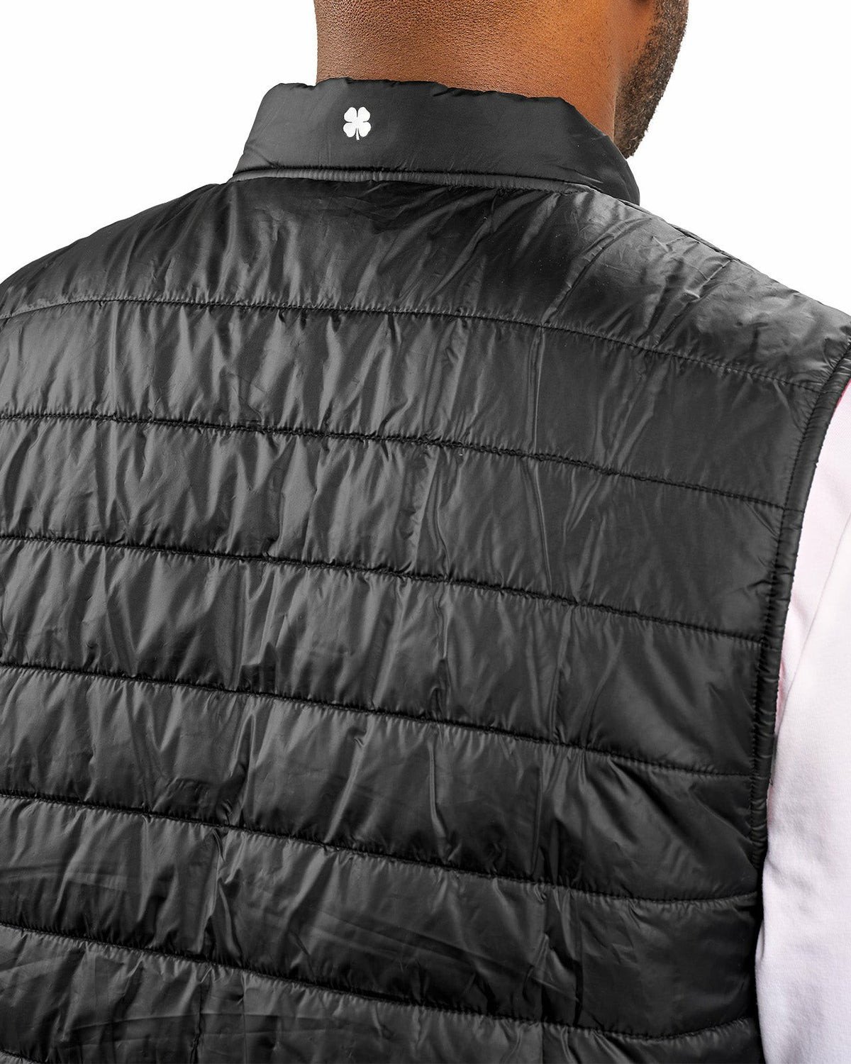 Men's Black Quilted Vest