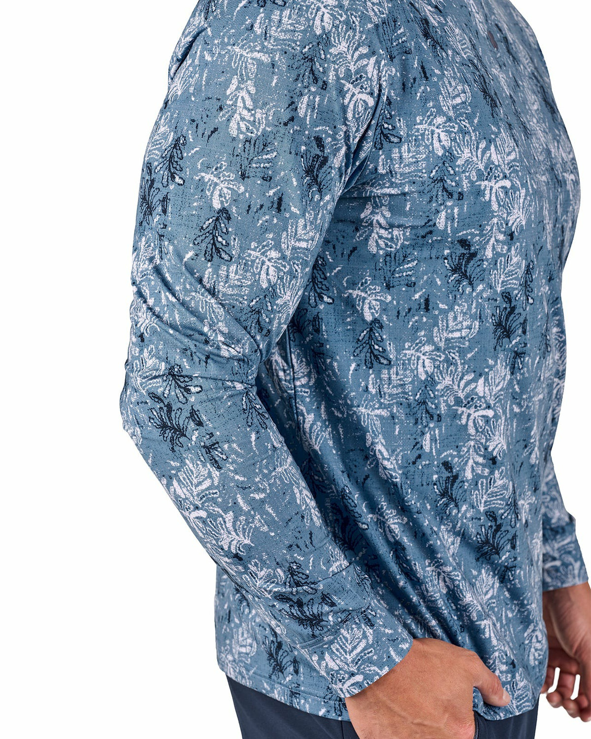 Lightweight Soft Men's Blue Hoodie for Style and Comfort
