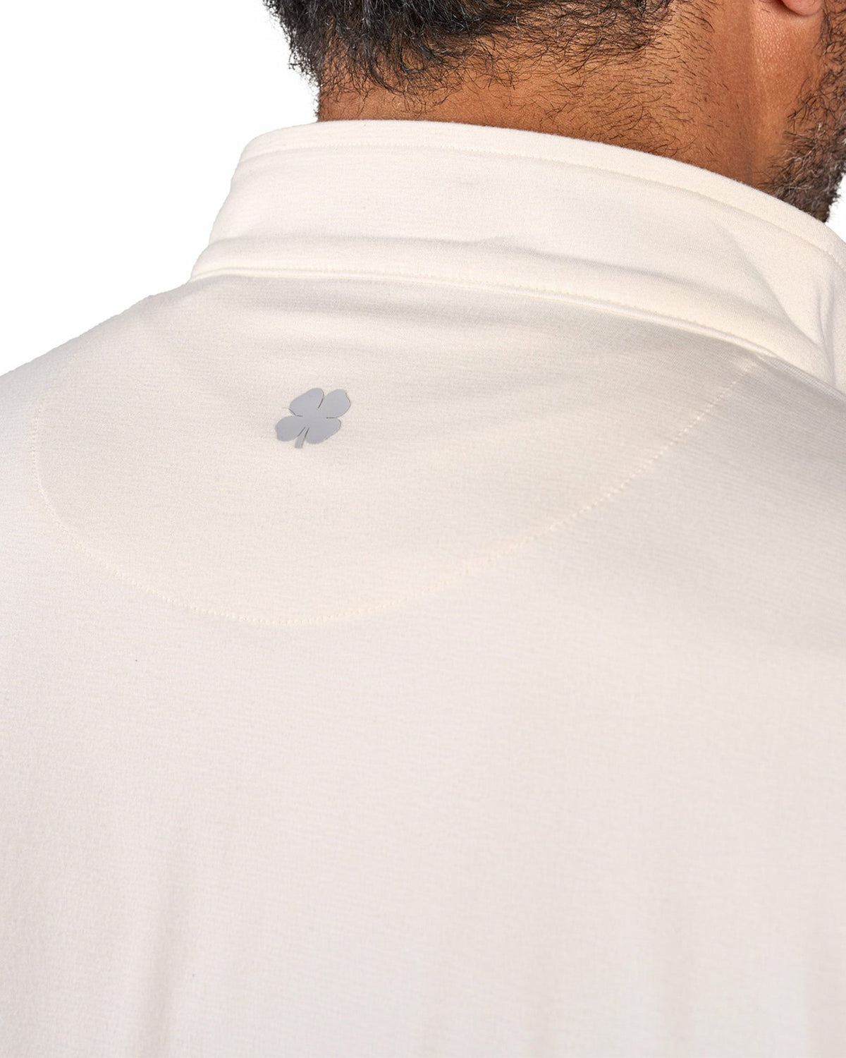 Men's Versatile White Quarter-Zip Sweatshirt for Style and Comfort