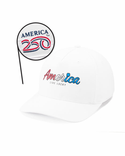 Unisex Patriotic White Hat - America 250th Edition