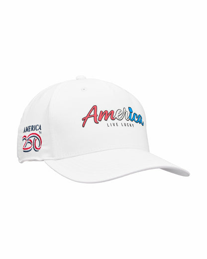 Unisex Patriotic White Hat - America 250th Edition