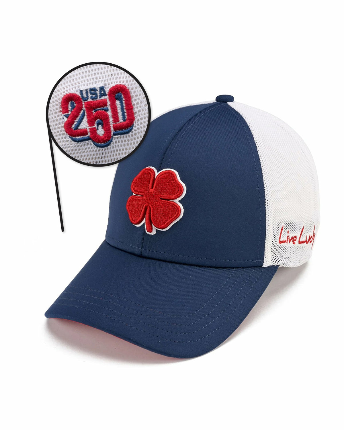Red White and Blue Clover Hat - America 250 Edition