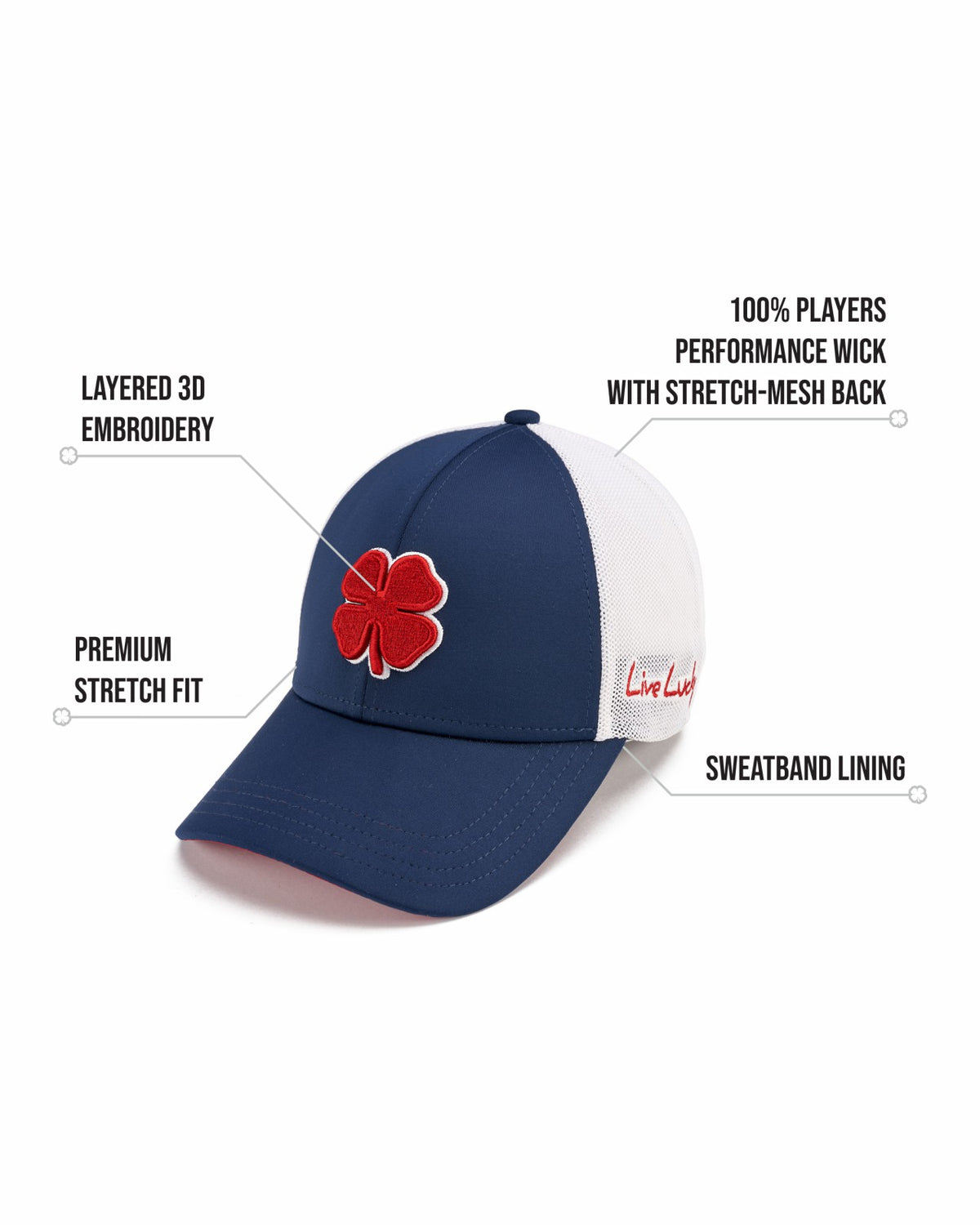 Red White and Blue Clover Hat - America 250 Edition