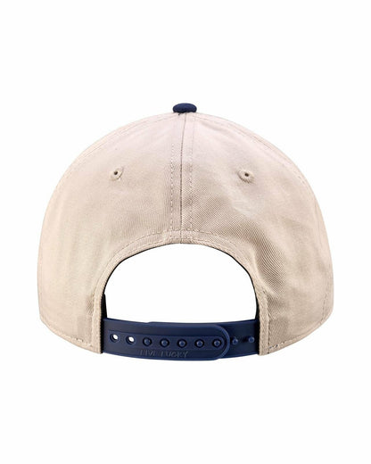 Unisex Adjustable Navy and Tan USA Flag Patriotic Hat