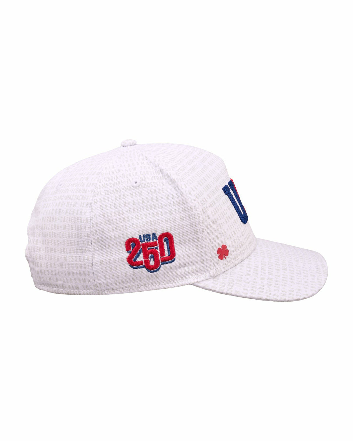 Unisex Adjustable White USA Flag Patriotic Hat