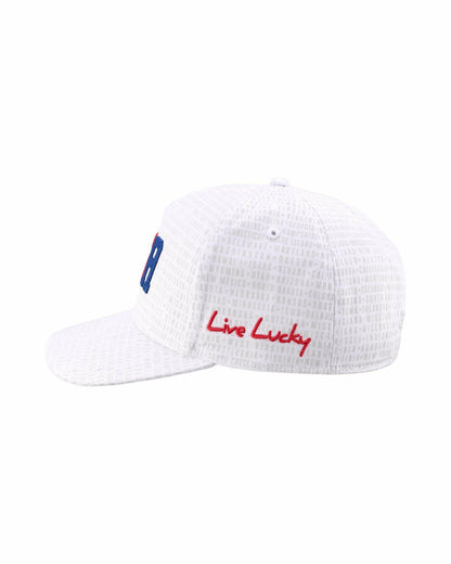 Unisex Adjustable White USA Flag Patriotic Hat