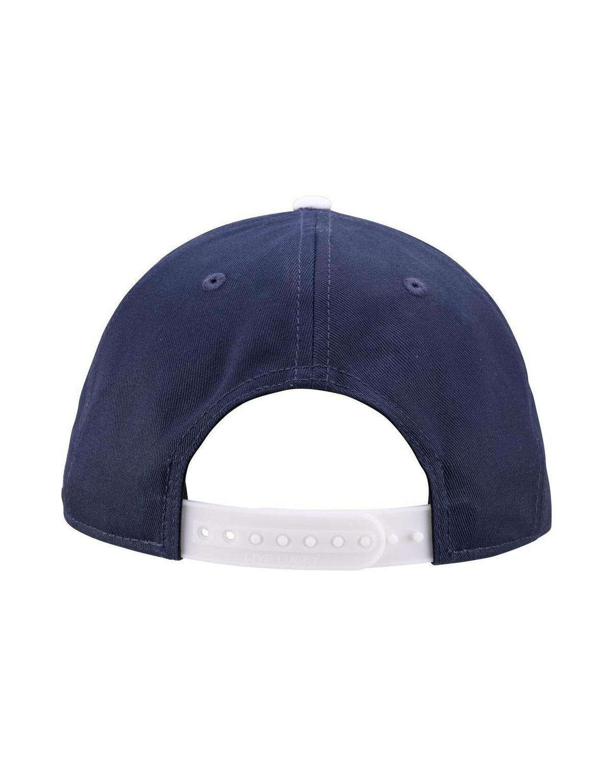 Vintage-Inspired Patriotic Navy Hat with White Brim
