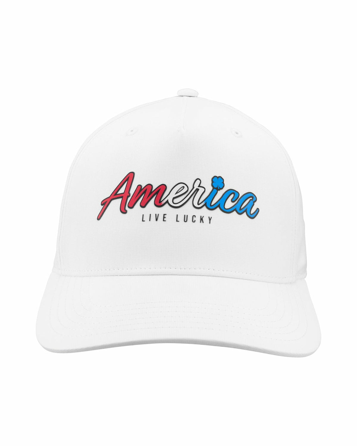 Unisex Adjustable White USA Flag Patriotic Hat