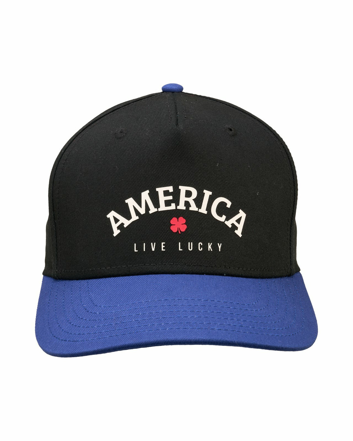 Unisex Adjustable Black and Blue USA Flag Patriotic Hat