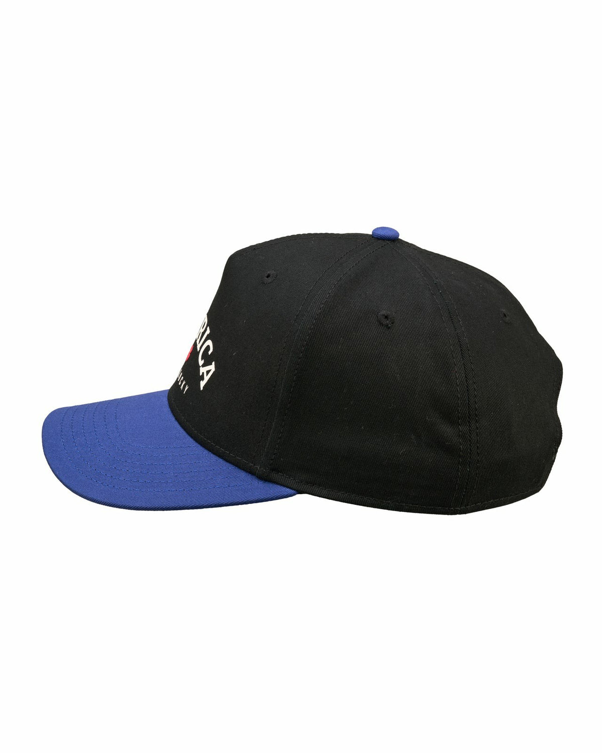 Unisex Adjustable Black and Blue USA Flag Patriotic Hat