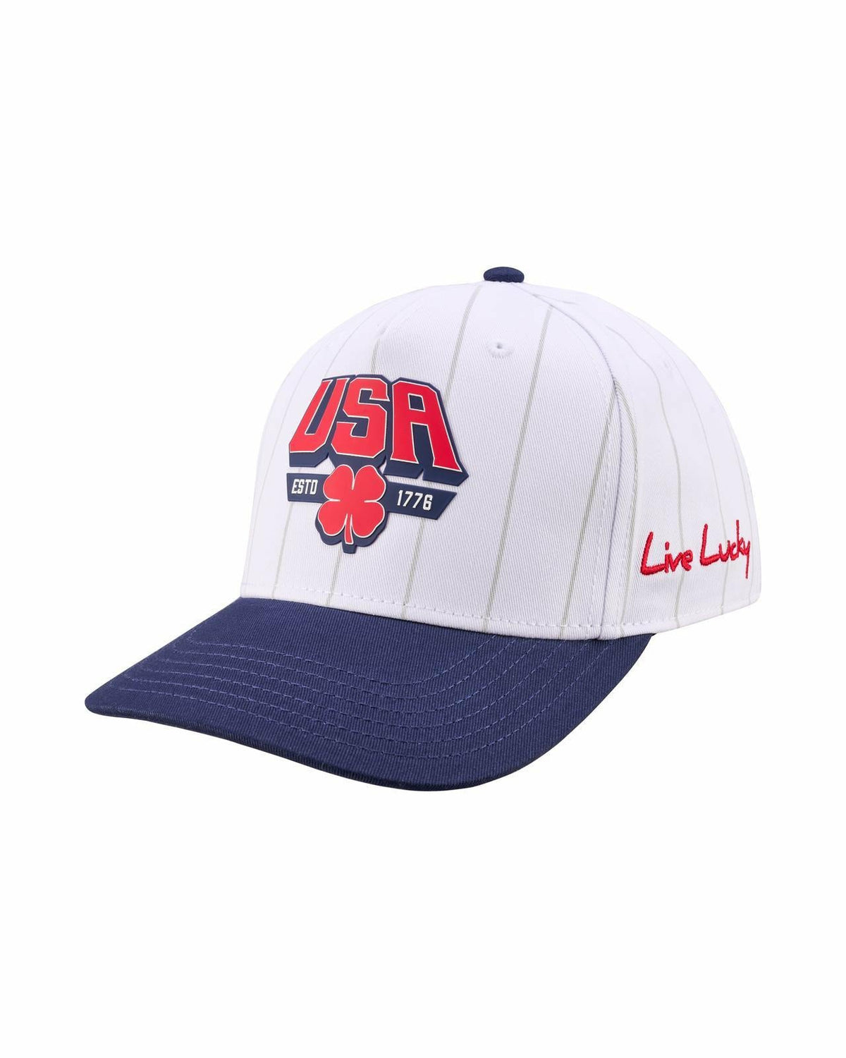 Unisex Adjustable White USA Flag Patriotic Hat