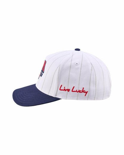 Unisex Adjustable White USA Flag Patriotic Hat