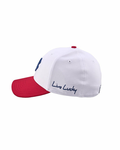 Red, White, and Blue Premium Clover Hat for Golf and Lifestyle