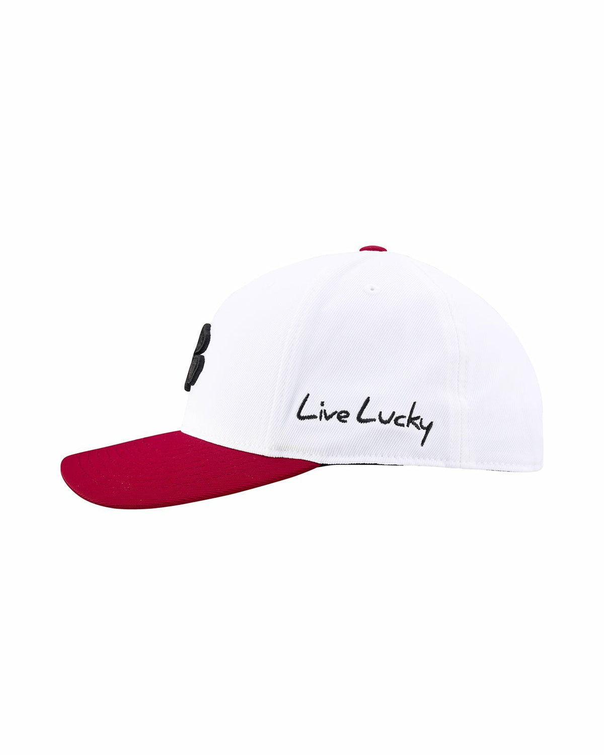 Athletic Unisex White Snapback with Clover Patch for Golf and Lifestyle