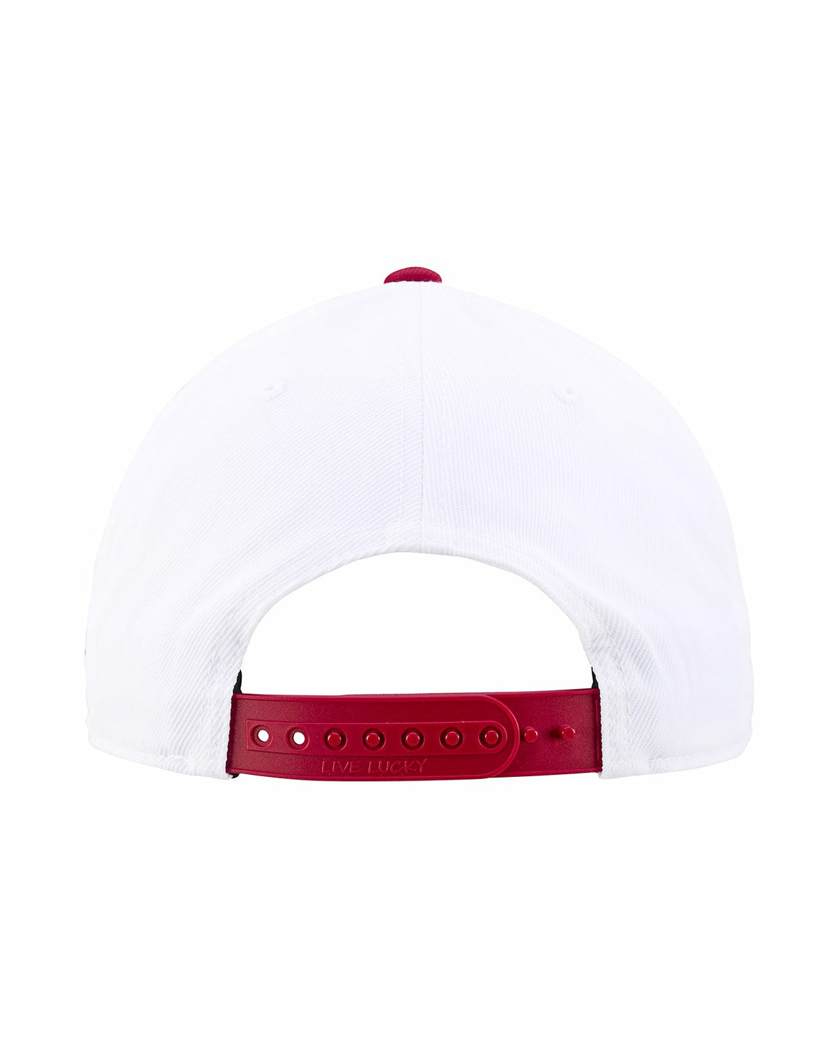 Athletic Unisex White Snapback with Clover Patch for Golf and Lifestyle