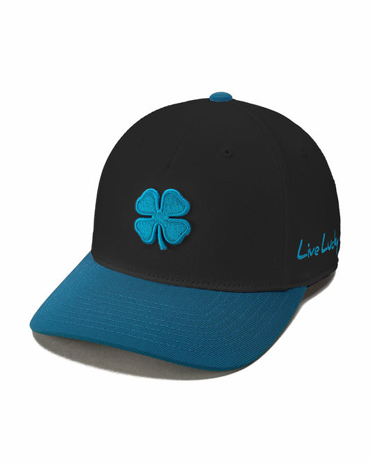 Athletic Unisex Black Snapback with Clover Patch for Golf and Lifestyle