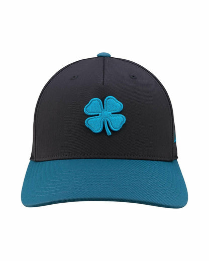 Athletic Unisex Black Snapback with Clover Patch for Golf and Lifestyle