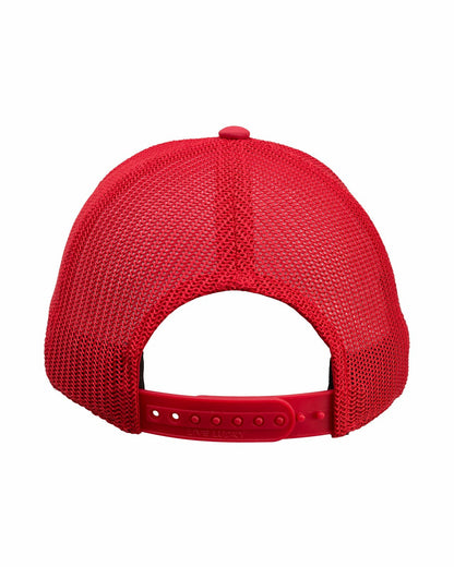Vintage Red Trucker Hat with Live Lucky Logo