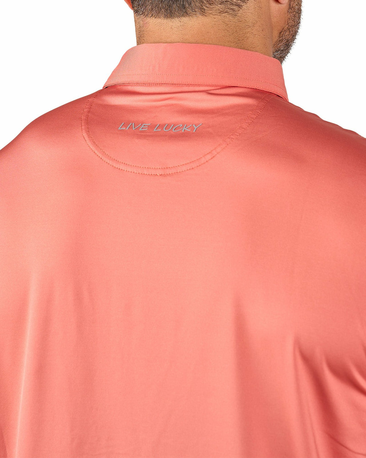 Men's Red Soft Performance Polo for Golf or Business