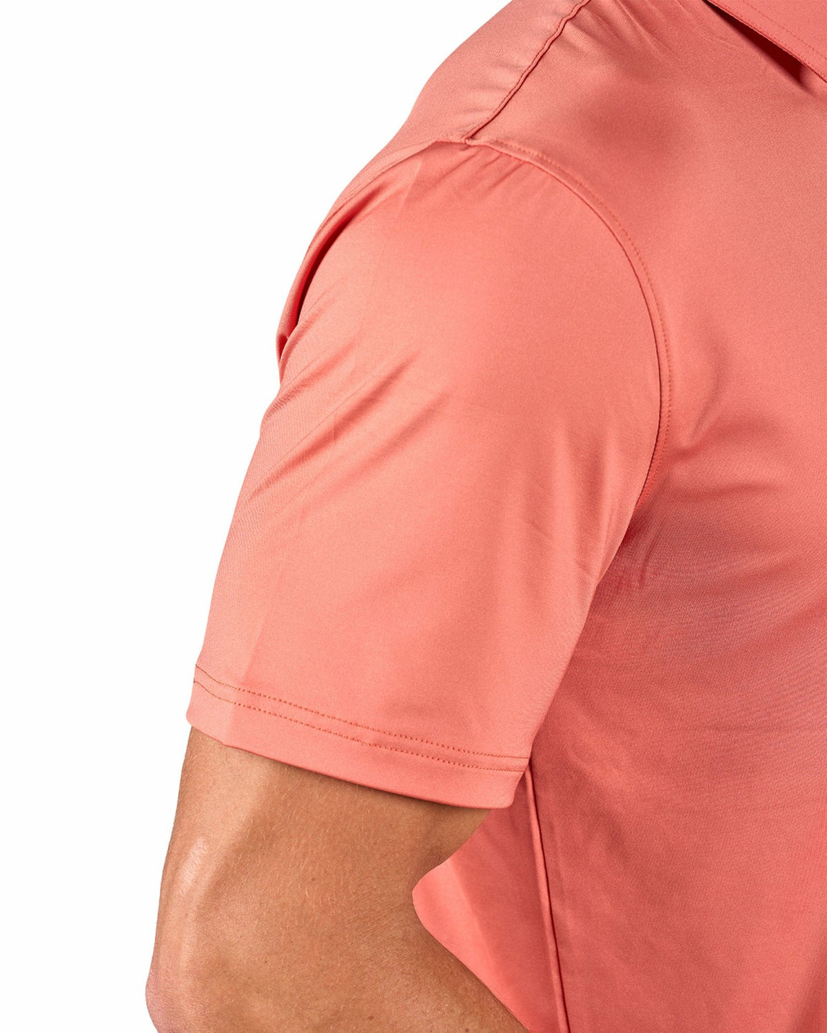 Men's Red Soft Performance Polo for Golf or Business