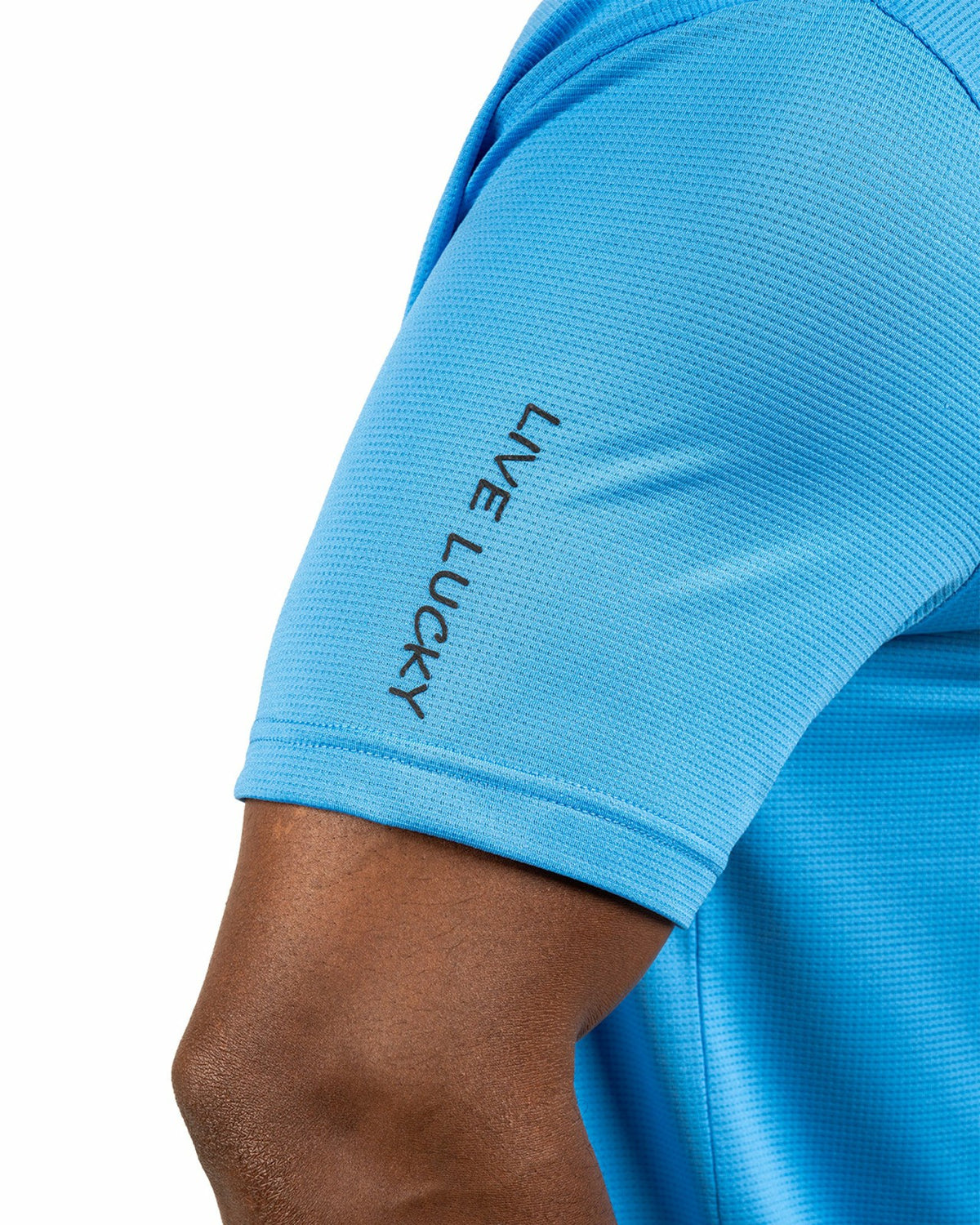Men's Sustainable Blue Polo for Golf & Business
