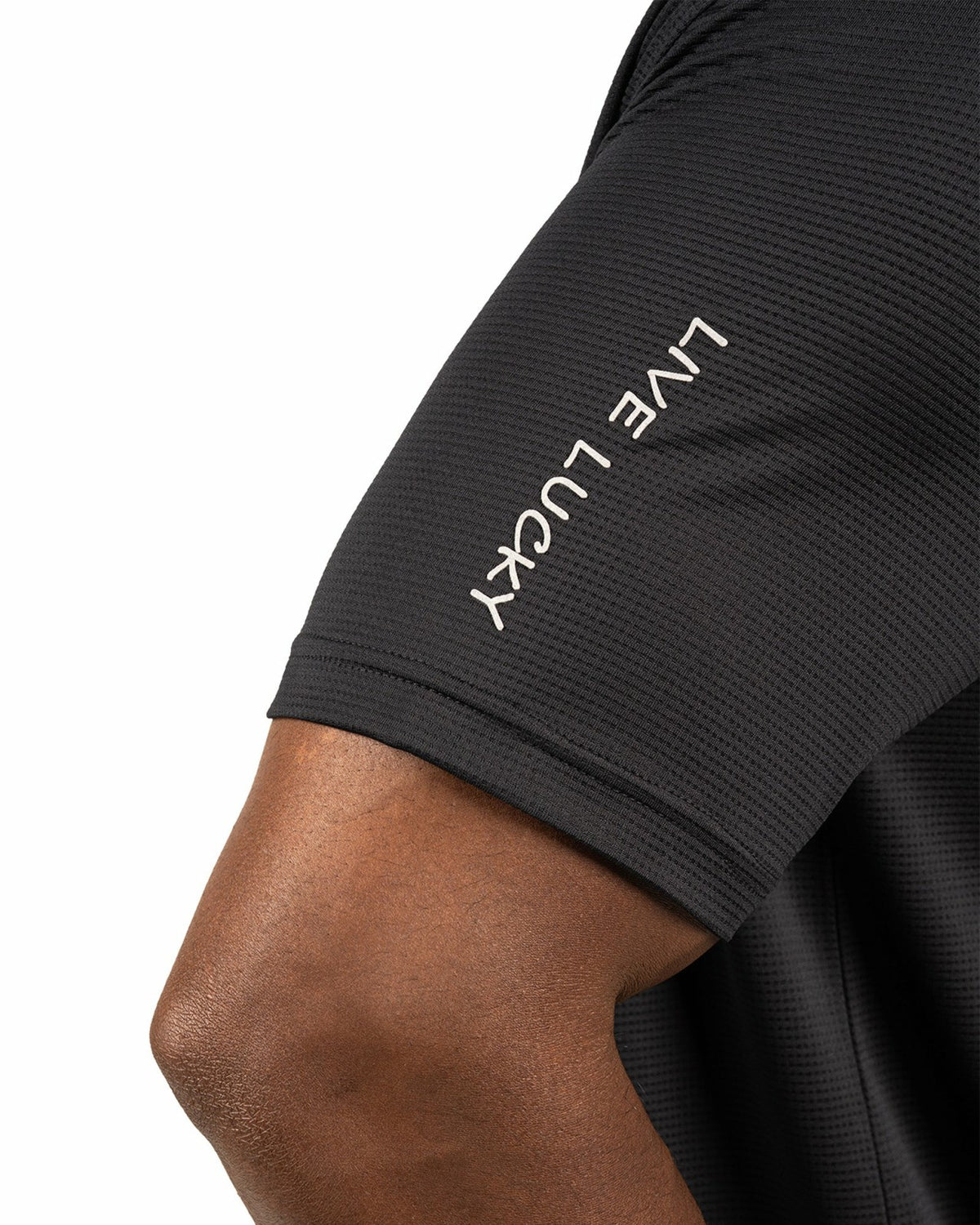 Men's Sustainable Black Polo for Golf & Business