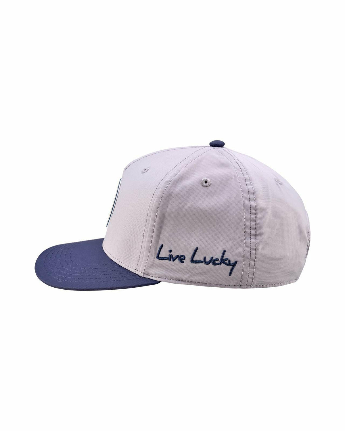 Unisex Adjustable Grey and Navy USA Flag Patriotic Hat