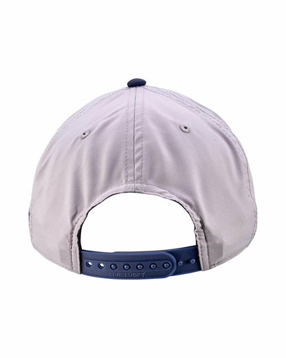 Unisex Adjustable Grey and Navy USA Flag Patriotic Hat